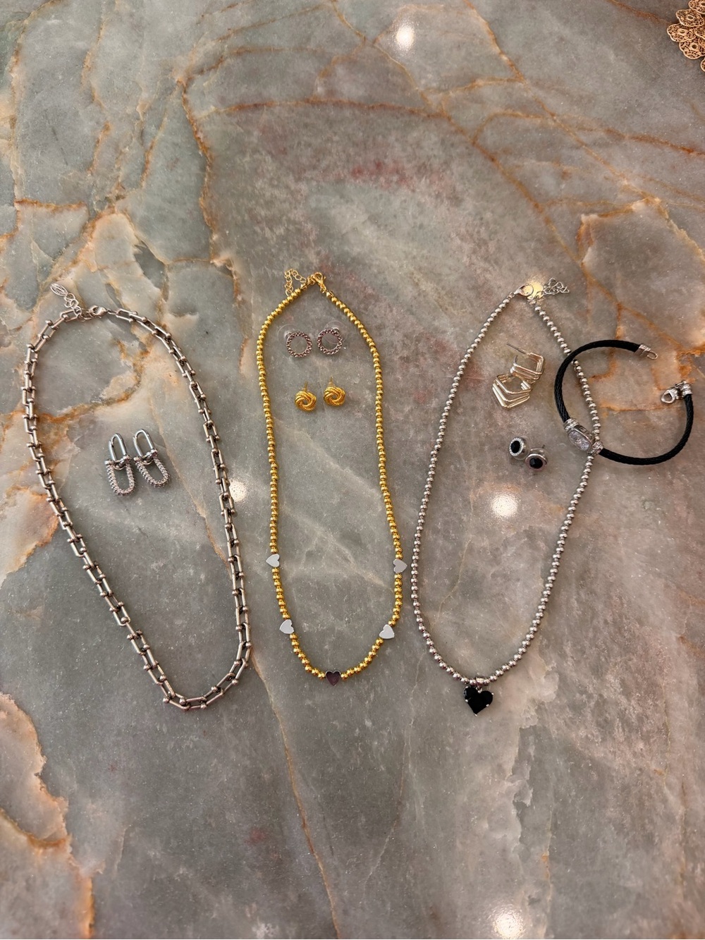 Mixed Fashion Jewelry Bundle | Necklaces, Earrings & Bracelet Lot